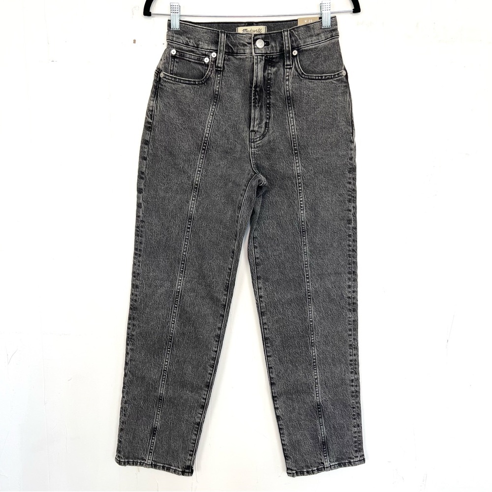 NWT Madewell The Perfect Vintage Straight Jeans Size 25 Stonewash Grey mc